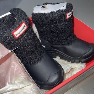 Hunter Kids Black Boots